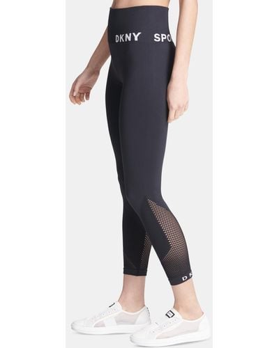DKNY Sport High-waist Seamless 7/8 Length leggings - Black