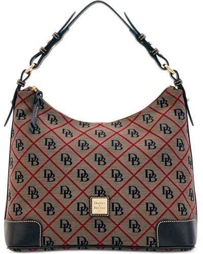 Dooney & Bourke Signature Erica Hobo, Created For Macy's - Brown