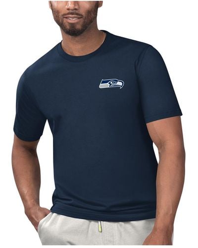 Margaritaville College Seattle Seahawks Licensed To Chill T-shirt - Blue