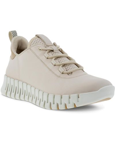 Ecco Gruuv Lace Up Sneaker - Brown