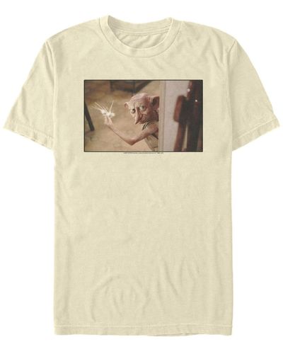 Fifth Sun Dobby Short Sleeve Crew T-shirt - Natural