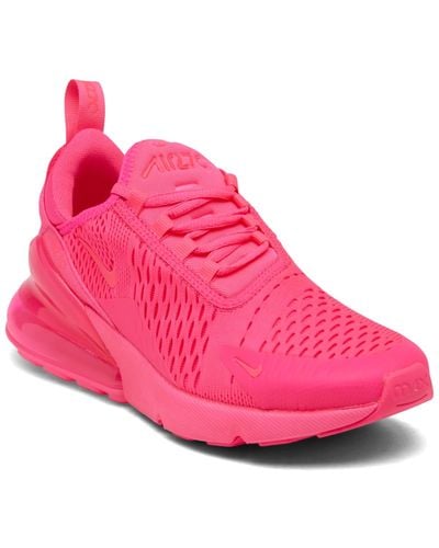 Nike Air Max 270 Pink Shoes for Women - Up to 24% off | Lyst