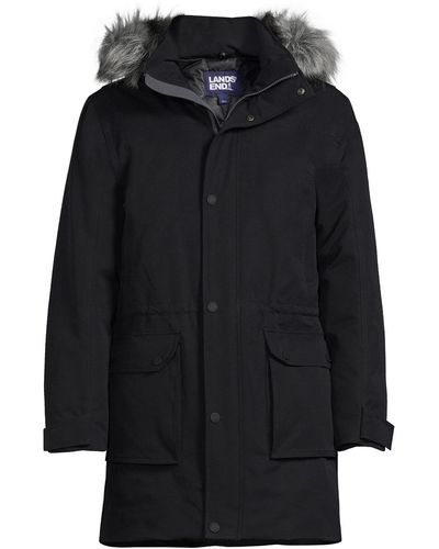 Lands' End Expedition Waterproof Winter Down Parka - Black