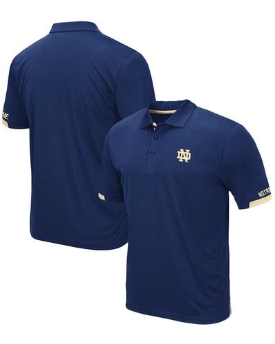 Colosseum Athletics Notre Dame Fighting Irish Big And Tall Santry Polo Shirt - Blue