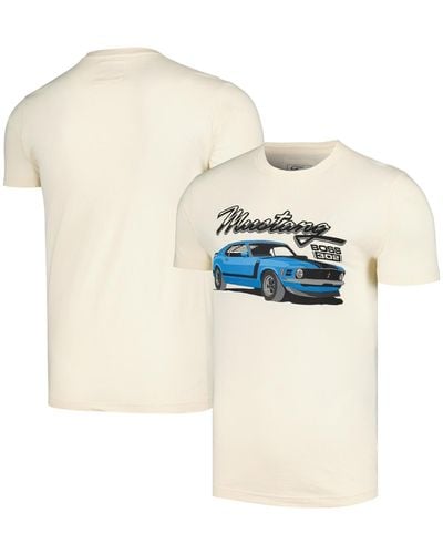 American Needle Distressed Mustang Brass Tacks T-shirt - White