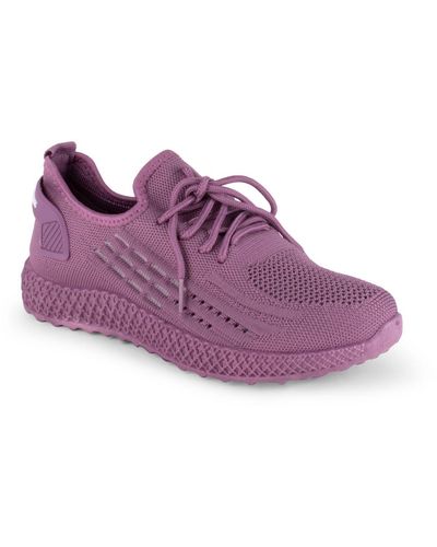 Product Of New York Pp2-pro Knit Sneakers - Purple
