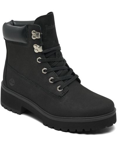 Timberland Caraby Cool 6" Water Resistant Boots From Finish Line - Black