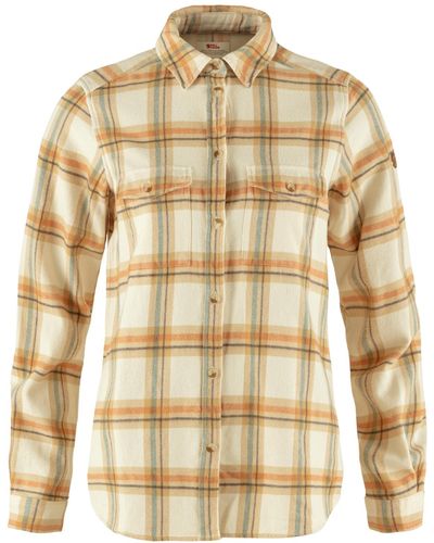 Fjallraven Ovik Heavy Cotton Flannel Shirt - Metallic