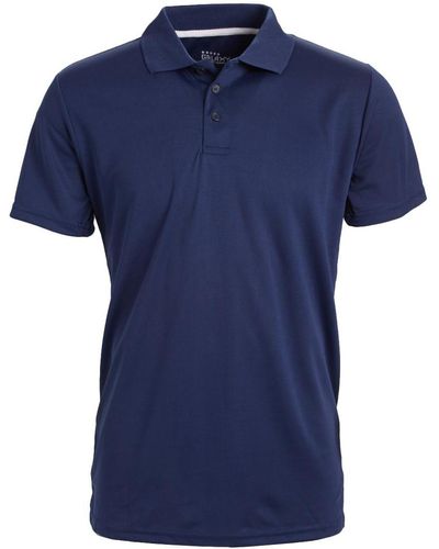 Galaxy By Harvic Tagless Dry-fit Moisture-wicking Polo Shirt - Blue
