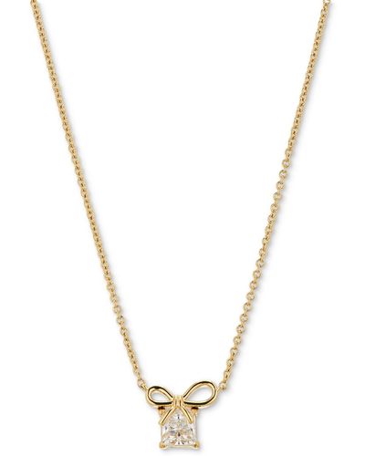 AVA NADRI Cubic Zirconia Gift Pendant Necklace - Metallic