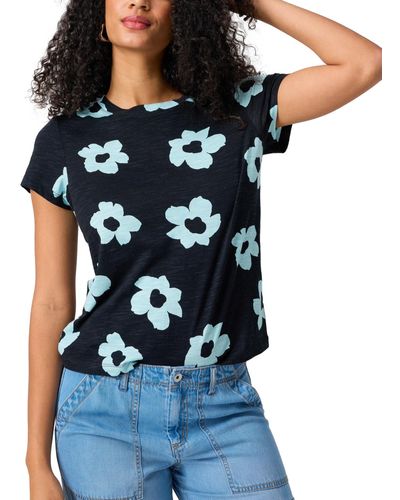 Sanctuary The Perfect Printed T-shirt - Blue