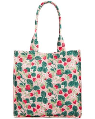 Macy's Flower Show Casual Tote - Red
