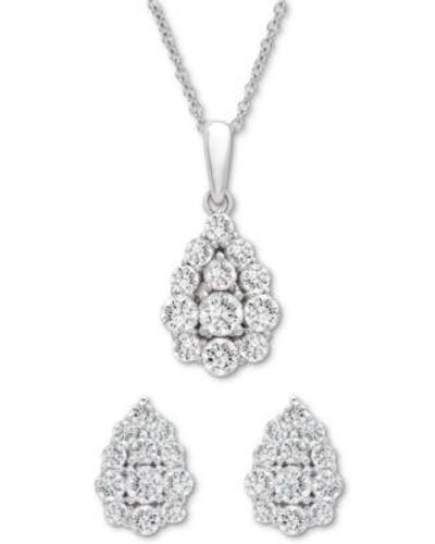 Wrapped in Love By Diamond Cluster Jewelry Collection - White