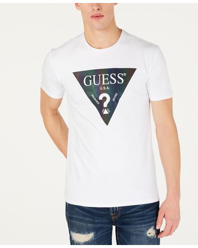 Guess Color Shades Logo T-shirt - White