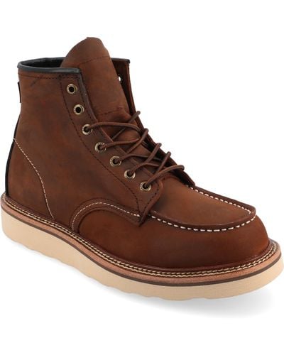 Taft 365 Model 002 Moc-toe Boots - Brown