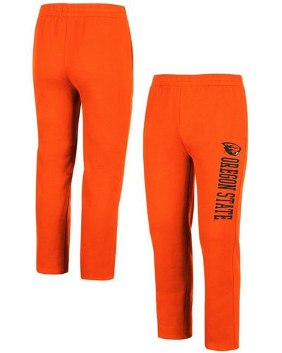 Colosseum Athletics Oregon State Beavers Fleece Pants - Orange