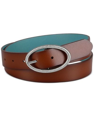 Levi's Two-in-one Twisted-buckle Reversible Belt - Multicolor