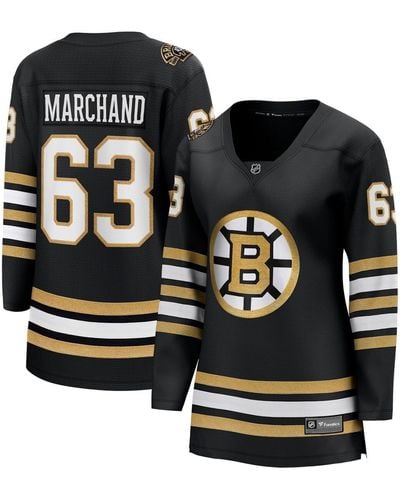 Fanatics Brad Marchand Boston Bruins 100th Anniversary Premier Breakaway Player Jersey - Black