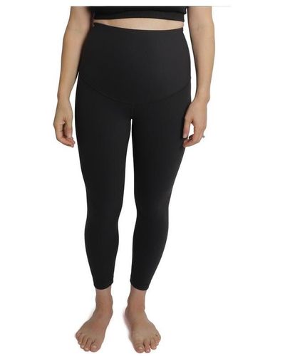 Ingrid & Isabel Maternity Post Active legging With Crossover Panel - Black