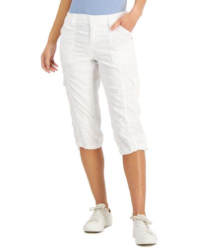 Buy Style & Co women plus size cotton bungee cargo capri pants
