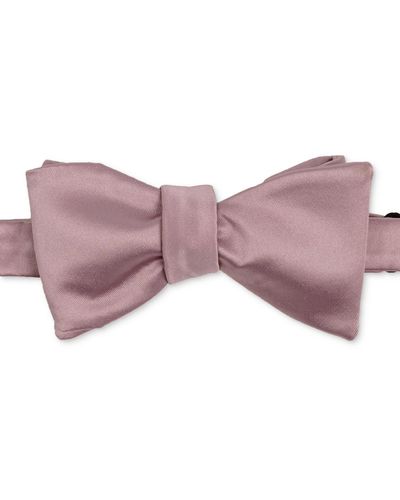 Con.struct Satin Self-tie Bow Tie - Pink