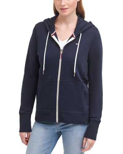 Tommy Hilfiger French Terry Hoodie - Blue