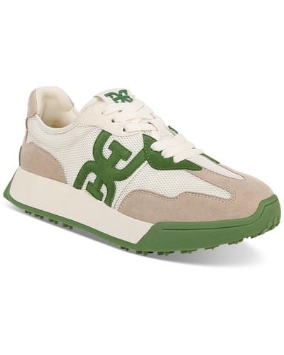 Sam Edelman Langley Emblem Lace-up Sneaker Sneakers - Green