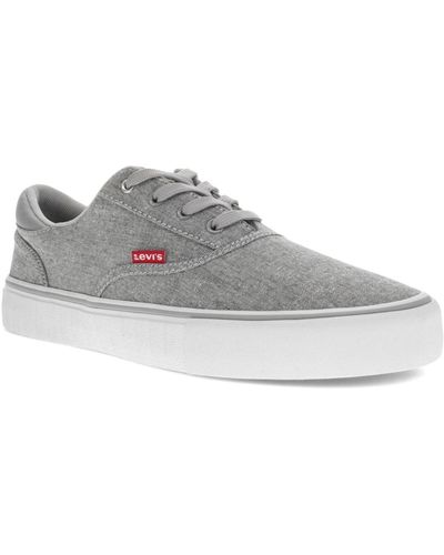 Levi's Ethan S Chambray Lace-up Sneakers - Gray
