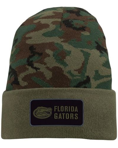 Nike Florida Gators Military-inspired Pack Cuffed Knit Hat - Green