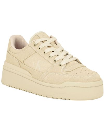 Natural Calvin Klein Sneakers for Women | Lyst