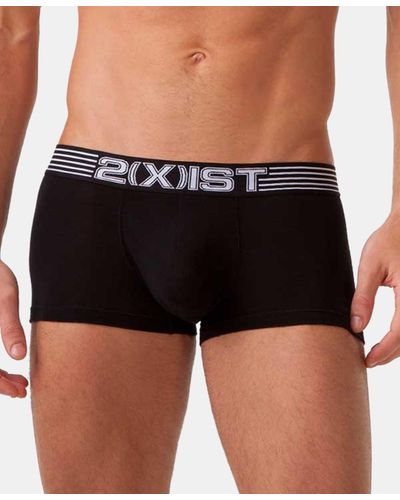 2xist 2(x)ist Maximize Shaping No Show Trunk - Black