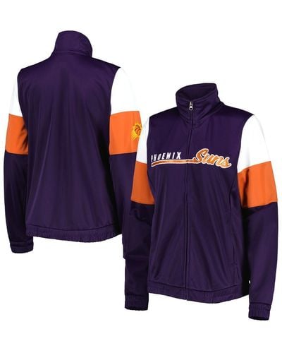 G-III 4Her by Carl Banks Phoenix Suns Change Up Full-zip Track Jacket - Blue