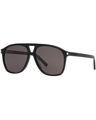 Saint Laurent Sl 596 Dune Sunglasses Ys000473 - Black