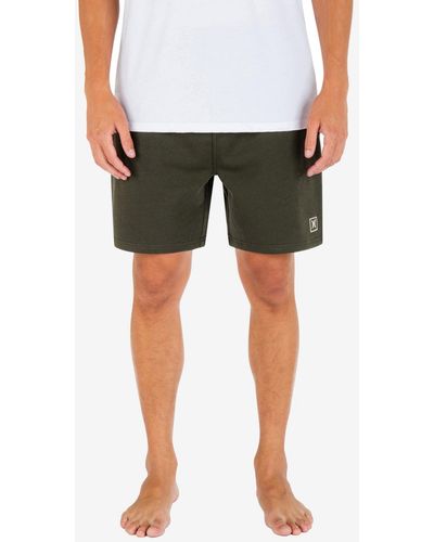 Hurley Icon Boxed Sweat Shorts - Green
