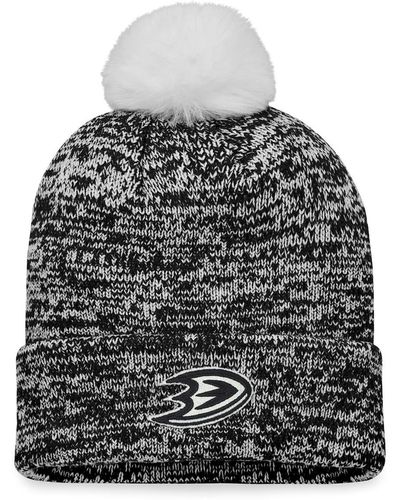 Fanatics Anaheim Ducks Glimmer Cuffed Knit Hat - Gray