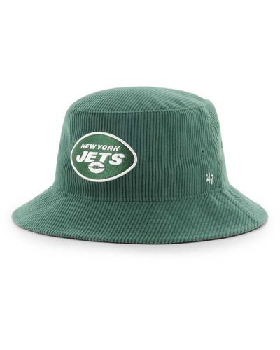 '47 New York Jets Thick Cord Bucket Hat - Green