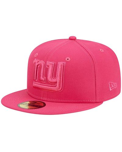 KTZ New York Giants Color Pack 59fifty Fitted Hat - Pink