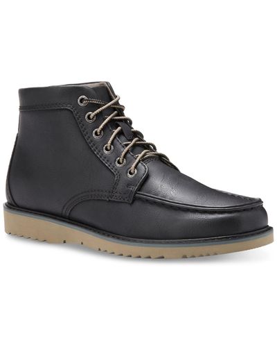 Eastland Seth Moc Toe Boots - Black