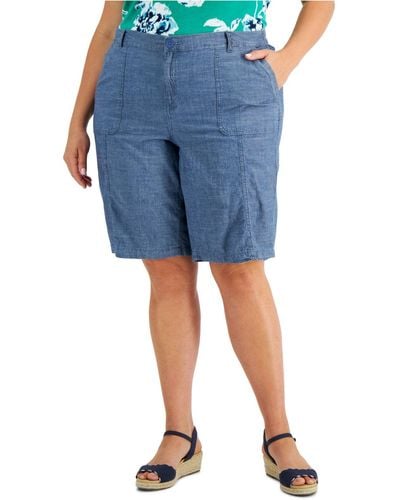 Karen scott shorts sale plus size