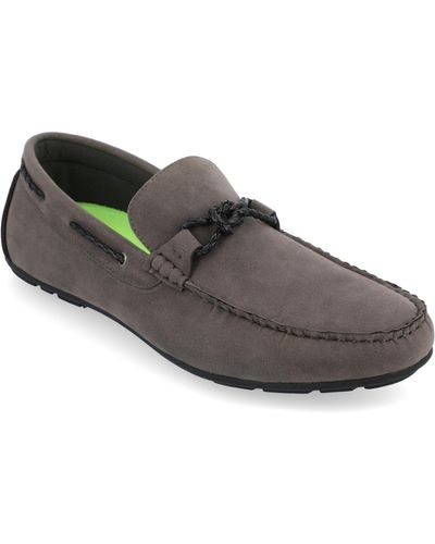 Vance Co. Tyrell Driving Loafers - Gray
