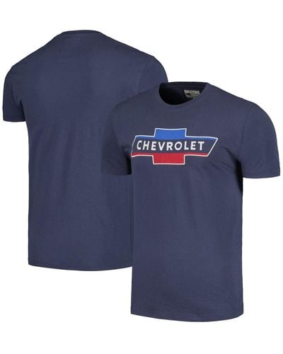 American Needle Distressed Chevrolet Brass Tacks T-shirt - Blue