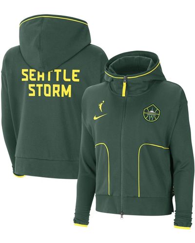 Nike Seattle Storm Full-zip Knit Jacket - Green