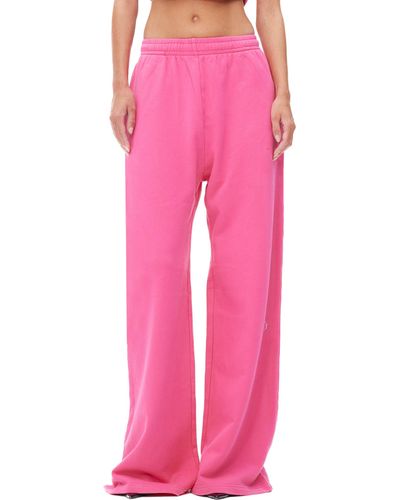 ANN ANDELMAN Gothic Crystal Long Trousers Pink