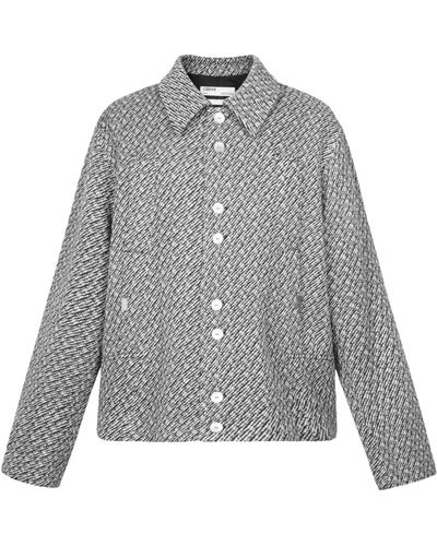 C2H4 Corbusian Weaving Jacket - Grey
