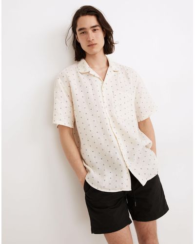 MW Linen Easy Short-sleeve Shirt - White