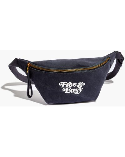 MW Madewell X Free & Easy® Canvas Fanny Pack - Blue