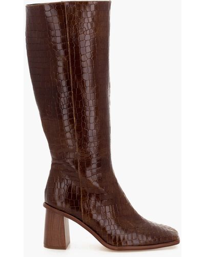 MW Alohastm East Leather Boots - Brown