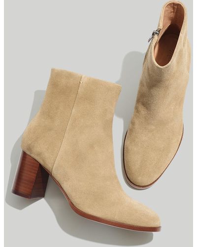 MW The Mira Side-seam Ankle Boot - Natural