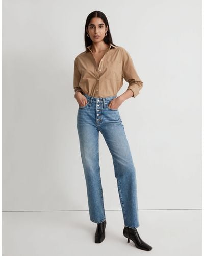MW The Perfect Vintage Straight Jean - Blue