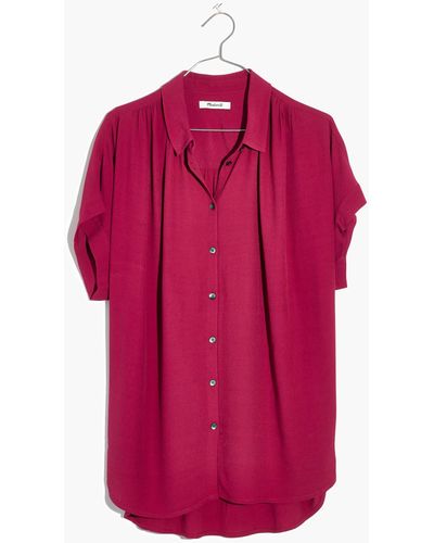 MW Central Drapey Shirt - Pink